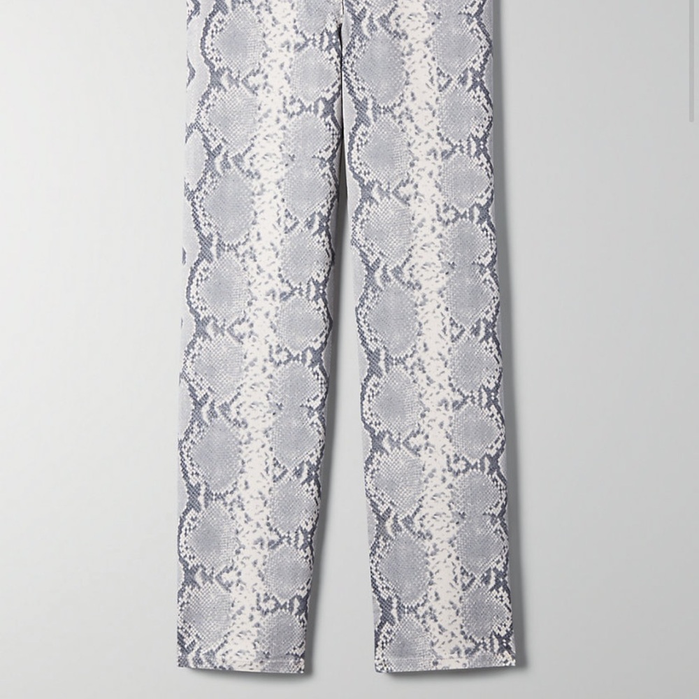 Aritzia Wilfred Free Kelsey Pant Python Snake Pri… - image 3
